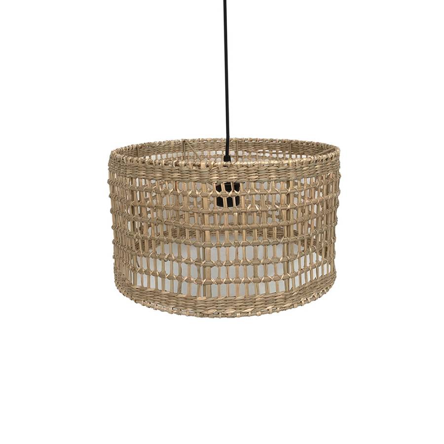 PAROS ΦΩΤΙΣΤΙΚΟ ΟΡΟΦΗΣ 35x35x20cm SEAGRASS ΦΥΣΙΚΟ