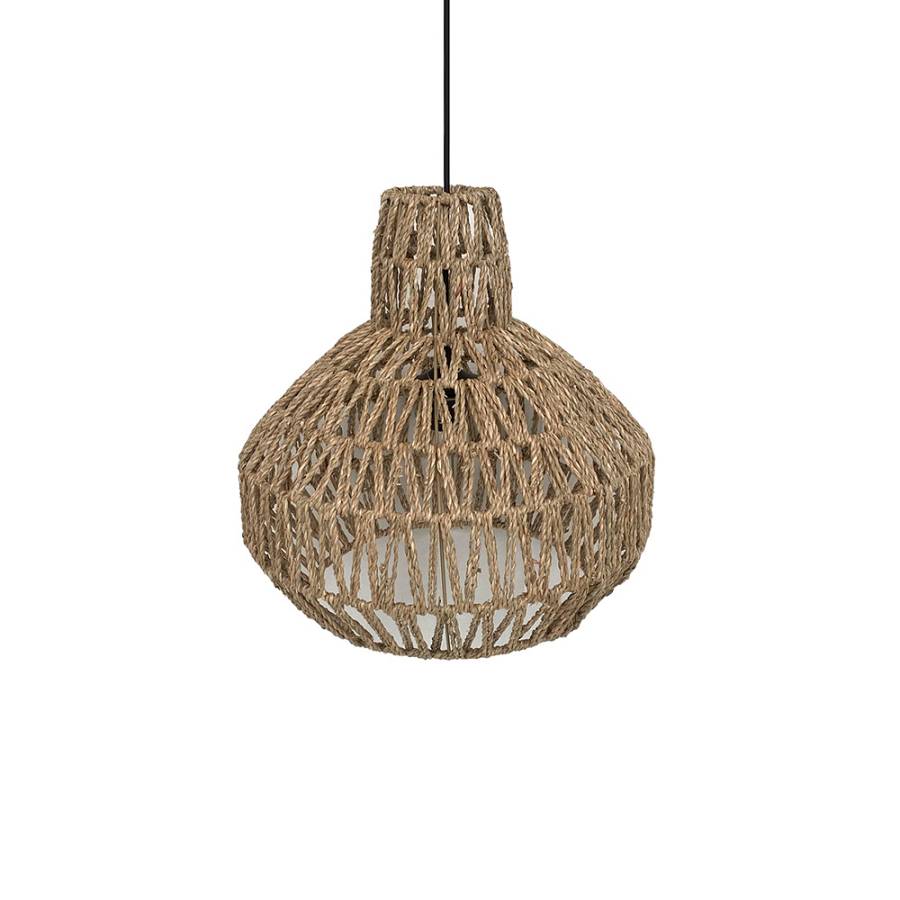 JURI ΦΩΤΙΣΤΙΚΟ ΟΡΟΦΗΣ 40x40x40cm SEAGRASS ΦΥΣΙΚΟ