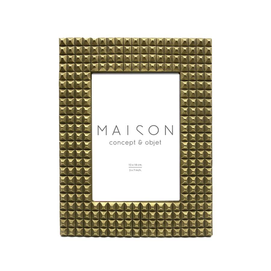 CUBIQUE ΚΟΡΝΙΖΑ 21x2x25cm POLYRESIN ΧΡΥΣΟ ΑΝΤΙΚΕ ΓΥΑΛΙ