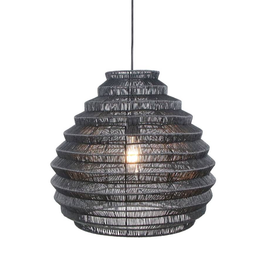 SOLEIL ΦΩΤΙΣΤΙΚΟ ΟΡΟΦΗΣ 49x49x45cm ΜΕΤΑΛΛΟ ΜΑΥΡΟ ΣΧΟΙΝΙ