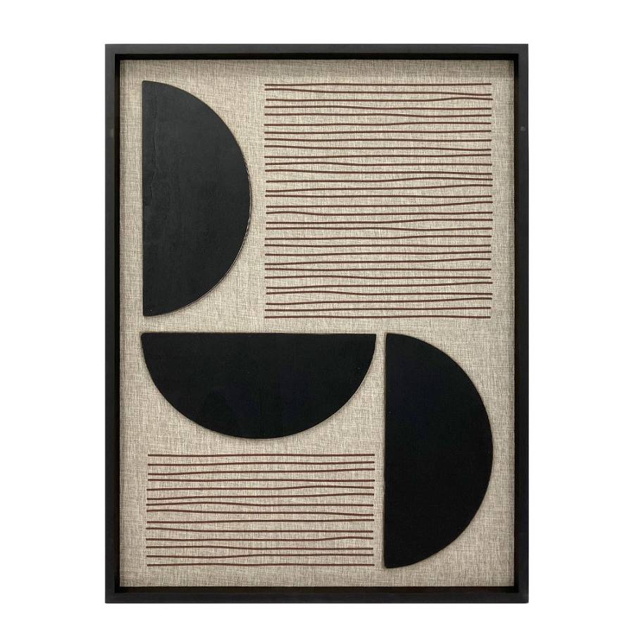 MILES OF SMILES ΠΙΝΑΚΑΣ ΔΙΑΚΟΣΜΗΣΗΣ 60x80x3cm ΞΥΛΟ ΠΟΛΥΧΡΩΜΟ ΜΑΥΡΟ