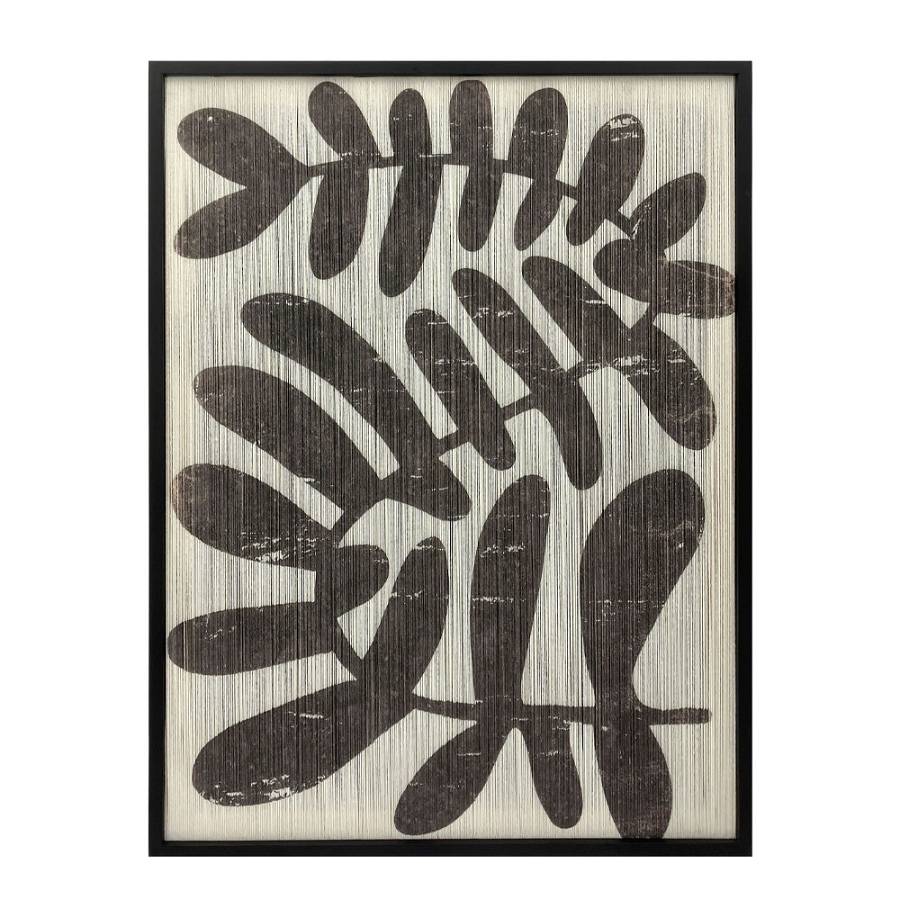 LIVE BOLDLY ΠΙΝΑΚΑΣ ΔΙΑΚΟΣΜΗΣΗΣ 60x80x3cm ΞΥΛΟ ΜΑΥΡΟ ΜΠΕΖ ΜΑΥΡΟ