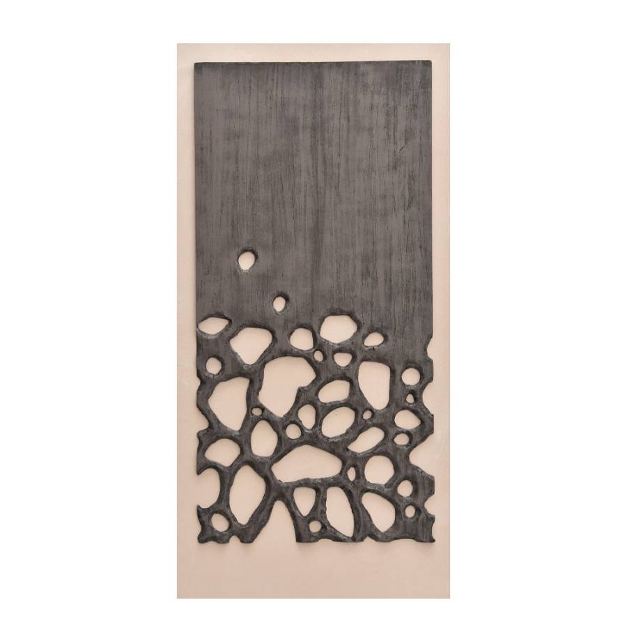 CONFIDENCE ΠΙΝΑΚΑΣ ΔΙΑΚΟΣΜΗΣΗΣ 60x120x4cm ΚΑΜΒΑΣ ΑΝΘΡΑΚΙ ΜΠΕΖ ΞΥΛΟ