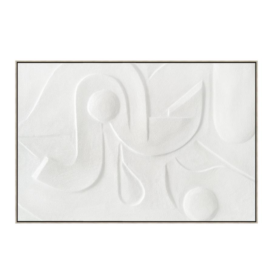 DIVINE ART ΠΙΝΑΚΑΣ ΔΙΑΚΟΣΜΗΣΗΣ 80x120x6cm ΚΑΜΒΑΣ ΛΕΥΚΟ ΞΥΛΟ ΦΥΣΙΚΟ