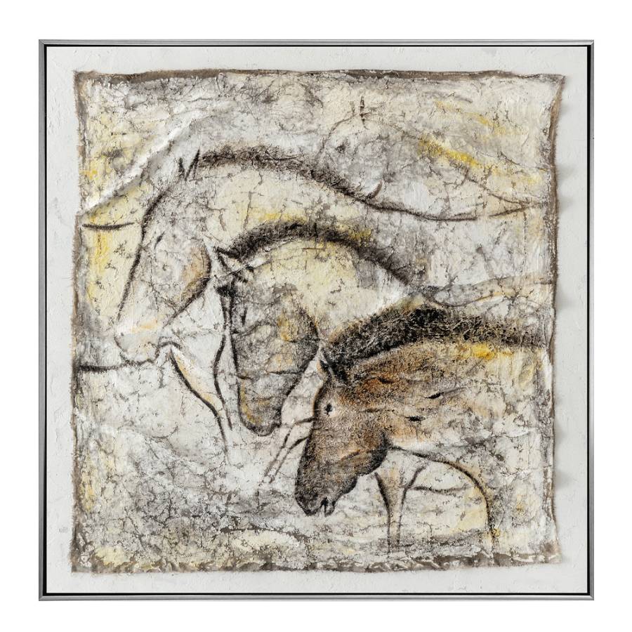 BRAVERY ΠΙΝΑΚΑΣ ΔΙΑΚΟΣΜΗΣΗΣ 80x80x4cm ΚΑΜΒΑΣ ΠΟΛΥΧΡΩΜΟ ΞΥΛΟ ΑΣΗΜΙ