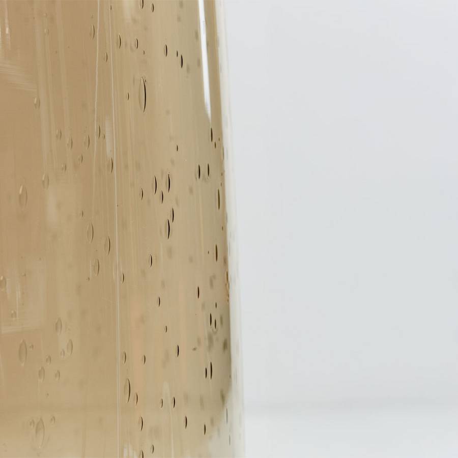 BEXLEY ΦΩΤΙΣΤΙΚΟ ΕΠΙΤΡΑΠΕΖΙΟ 43x43x79cm ΓΥΑΛΙ ΜΕΛΙ ΧΡΥΣΟ ΛΙΝΟ ΜΠΕΖ