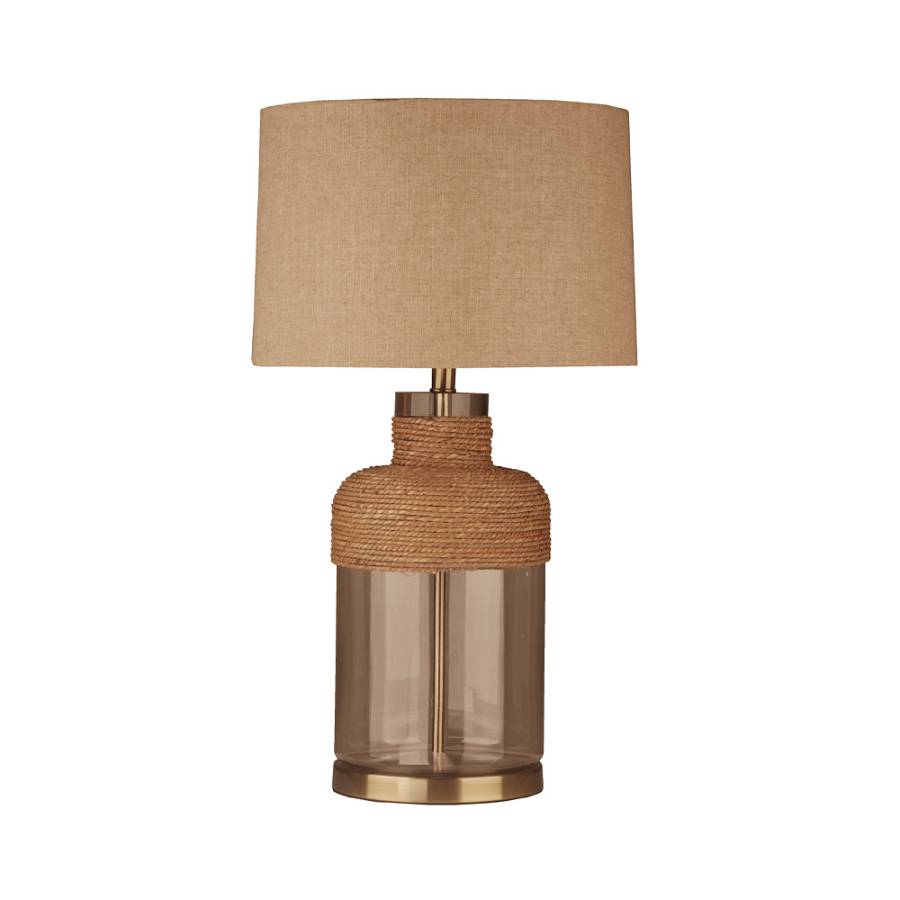 HOSANNA ΦΩΤΙΣΤΙΚΟ ΕΠΙΤΡΑΠΕΖΙΟ 41x41x71cm ΓΥΑΛΙ ΔΙΑΦΑΝΟ ΧΡΥΣΟ ΛΙΝΟ ΜΠΕΖ