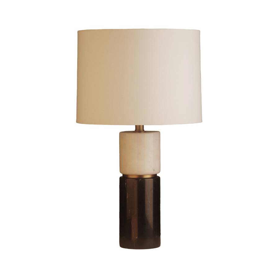 TENLEY ΦΩΤΙΣΤΙΚΟ ΕΠΙΤΡΑΠΕΖΙΟ 38x38x62cm ΜΑΡΜΑΡΟ ΜΑΥΡΟ ΛΕΥΚΟ ΧΡΥΣΟ ΛΙΝΟ ΛΕΥΚΟ