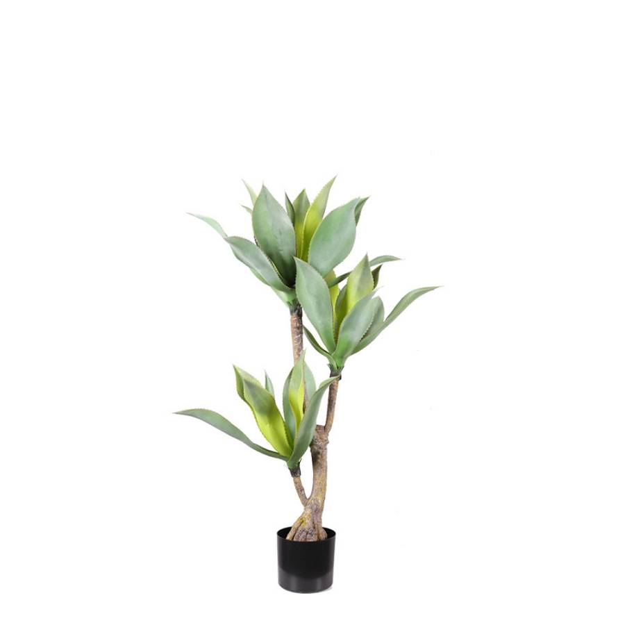 JUBAOLIAN ΔΕΝΤΡΟ ΤΕΧΝΗΤΟ ΣΕ ΓΛΑΣΤΡΑ 120cm PVC ΠΡΑΣΙΝΟ ΜΑΥΡΟ ΤΣΙΜΕΝΤΟ