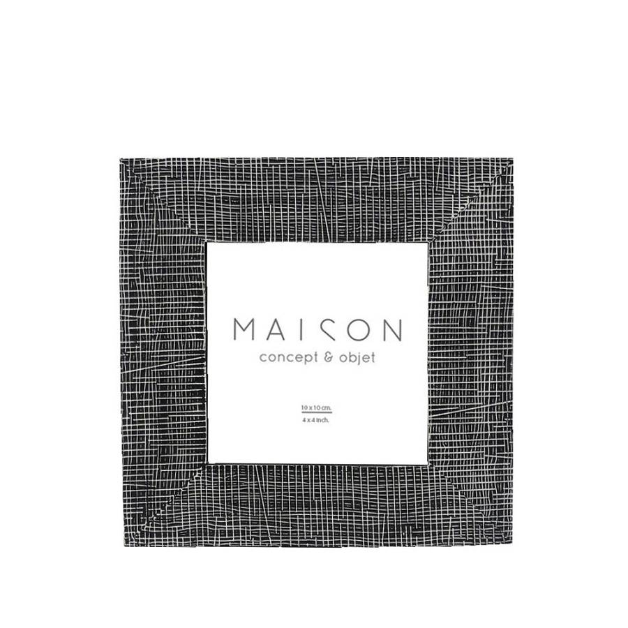 OLAF ΚΟΡΝΙΖΑ 16x2x17cm POLYRESIN ΜΑΥΡΟ ΛΕΥΚΟ ΓΥΑΛΙ