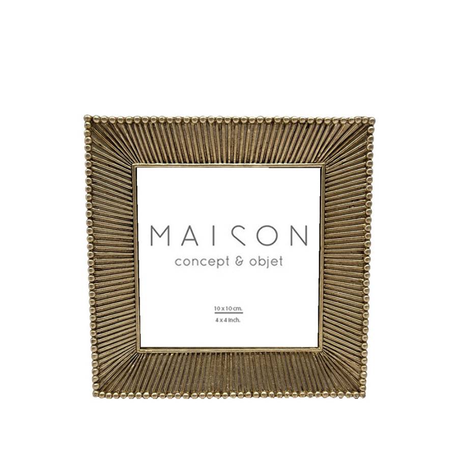 RODERICK ΚΟΡΝΙΖΑ 14x2x14cm POLYRESIN ΧΡΥΣΟ ΓΥΑΛΙ