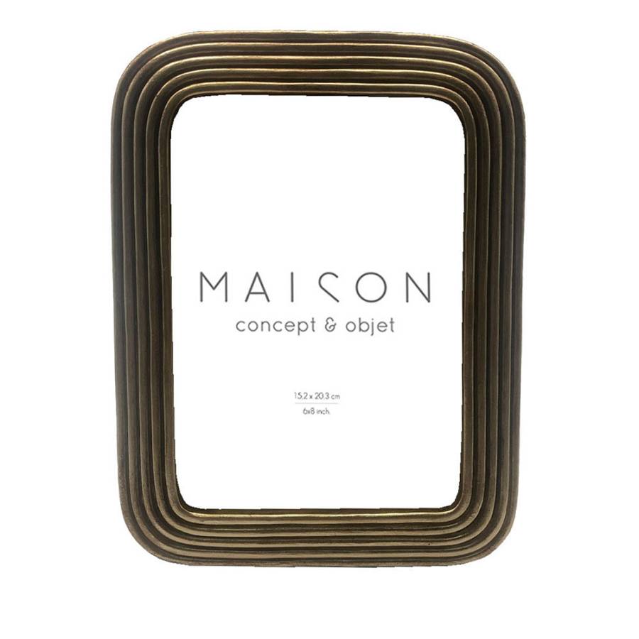 ABEL ΚΟΡΝΙΖΑ 20x2x24cm POLYRESIN ΧΡΥΣΟ ΓΥΑΛΙ