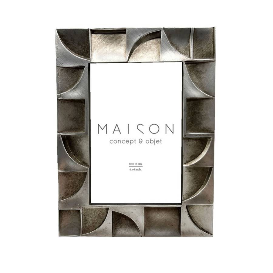 LOEN ΚΟΡΝΙΖΑ 16x2x21cm POLYRESIN ΑΣΗΜΙ ΓΥΑΛΙ