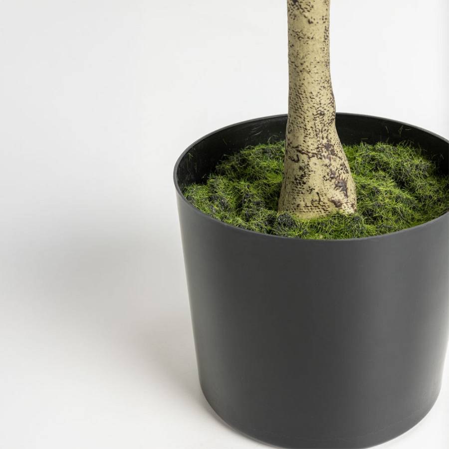 OLIVE TREE ΔΕΝΤΡΟ ΤΕΧΝΗΤΟ ΣΕ ΓΛΑΣΤΡΑ 180cm ΥΦΑΣΜΑ ΠΡΑΣΙΝΟ PVC