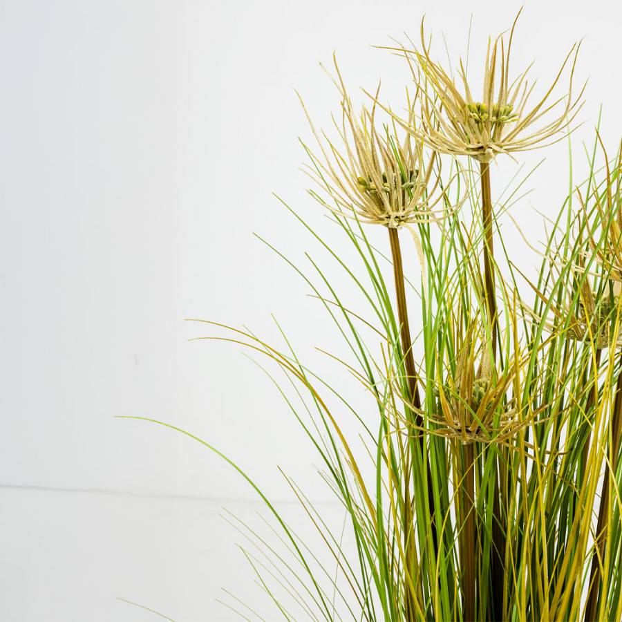 SUNNY FLOWER ΦΥΤΟ ΤΕΧΝΗΤΟ ΣΕ ΓΛΑΣΤΡΑ 70cm PVC ΠΡΑΣΙΝΟ