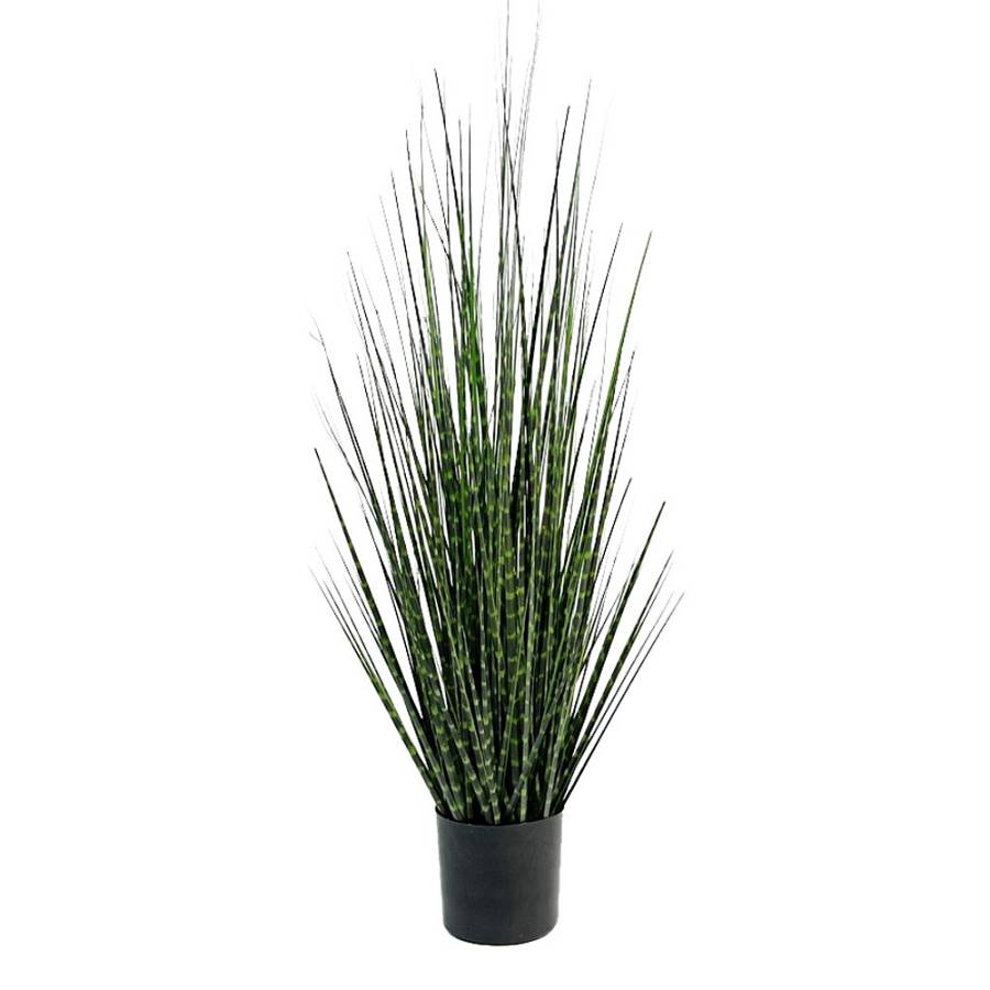DARK PURE GRASS ΦΥΤΟ ΤΕΧΝΗΤΟ ΣΕ ΓΛΑΣΤΡΑ 90cm PVC ΠΡΑΣΙΝΟ ΣΚΟΥΡΟ