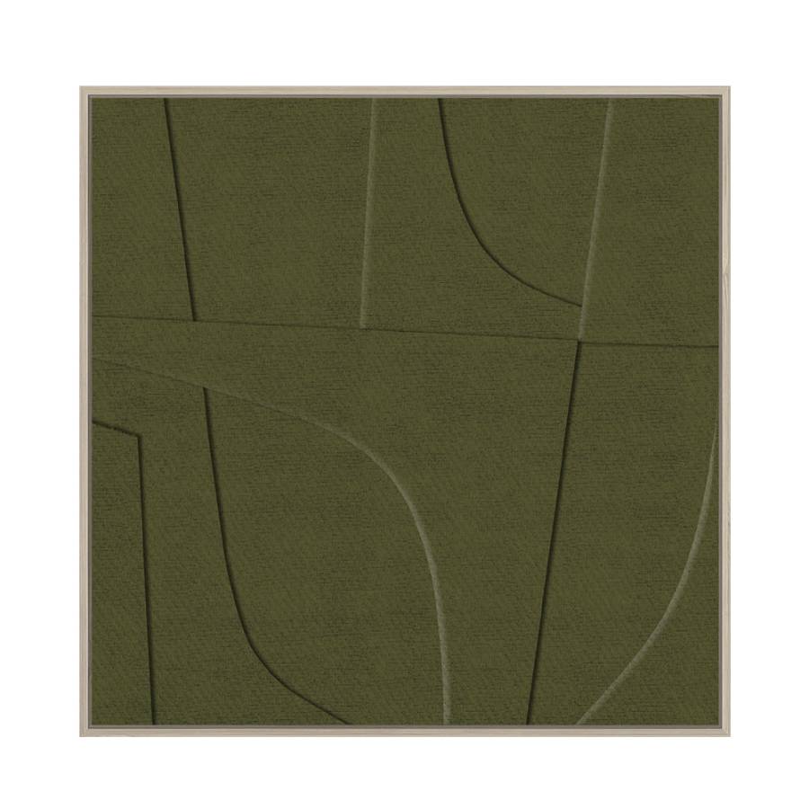 ACETE ΠΙΝΑΚΑΣ ΔΙΑΚΟΣΜΗΣΗΣ 77x77x4cm MDF ΛΑΔΙ PVC ΦΥΛΛΟ ΦΥΣΙΚΟ