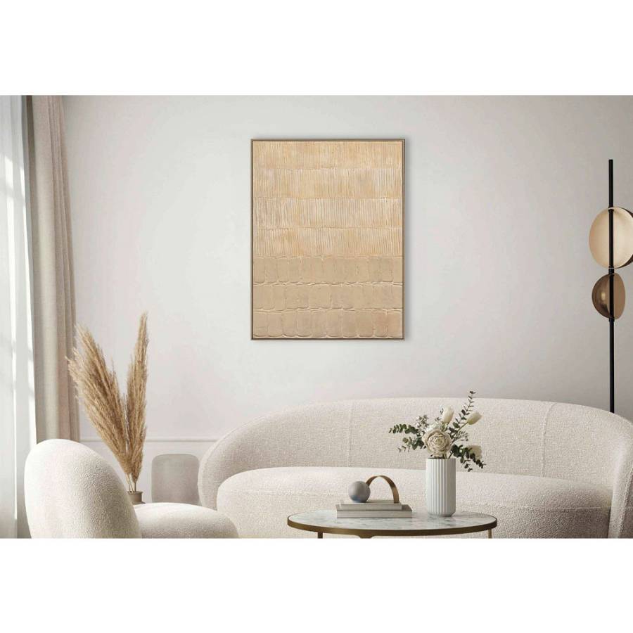 ZEB ΠΙΝΑΚΑΣ ΔΙΑΚΟΣΜΗΣΗΣ 90x120x5cm ΚΑΜΒΑΣ ΜΠΕΖ ΞΥΛΟ ΦΥΣΙΚΟ