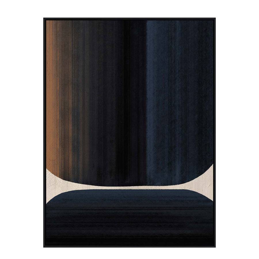 RECONNECT ΠΙΝΑΚΑΣ ΔΙΑΚΟΣΜΗΣΗΣ 90x120x4cm ΚΑΜΒΑΣ ΠΟΛΥΧΡΩΜΟ MDF ΜΑΥΡΟ