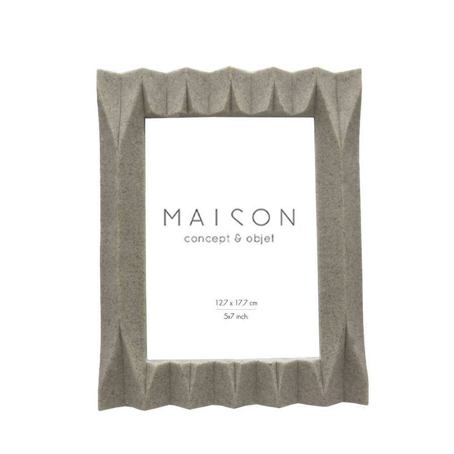 PLISSE ΚΟΡΝΙΖΑ 18x2x23cm POLYRESIN ΜΠΕΖ ΓΥΑΛΙ