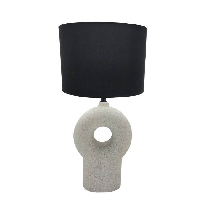 VEGG ΦΩΤΙΣΤΙΚΟ ΕΠΙΤΡΑΠΕΖΙΟ 20x10x52cm ΚΕΡΑΜΙΚΟ ΛΕΥΚΟ ΛΙΝΟ ΜΑΥΡΟ