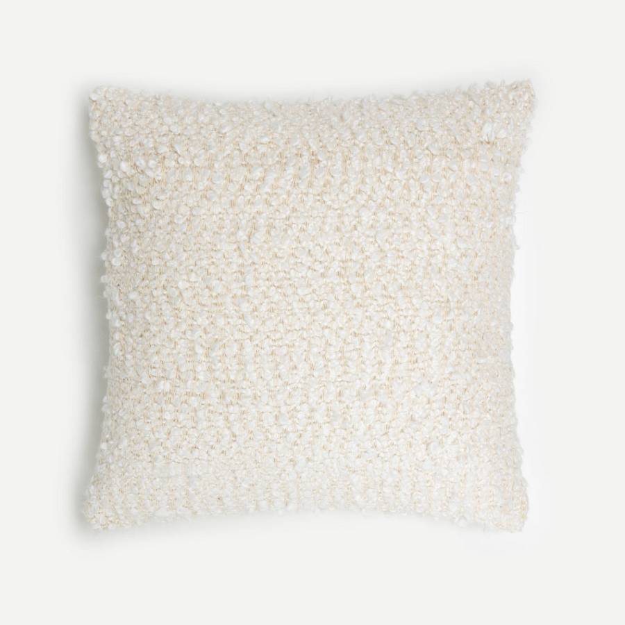 SIMPUL ΔΙΑΚΟΣΜΗΤΙΚΟ ΜΑΞΙΛΑΡΙ 45x45cm ΥΦΑΣΜΑ ΛΕΥΚΟ POLYESTER