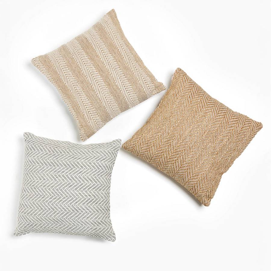 VISHAL ΔΙΑΚΟΣΜΗΤΙΚΟ ΜΑΞΙΛΑΡΙ ΕΞΩΤΕΡΙΚΟΥ ΧΩΡΟΥ 45x45cm ΥΦΑΣΜΑ ΓΚΡΙ POLYESTER