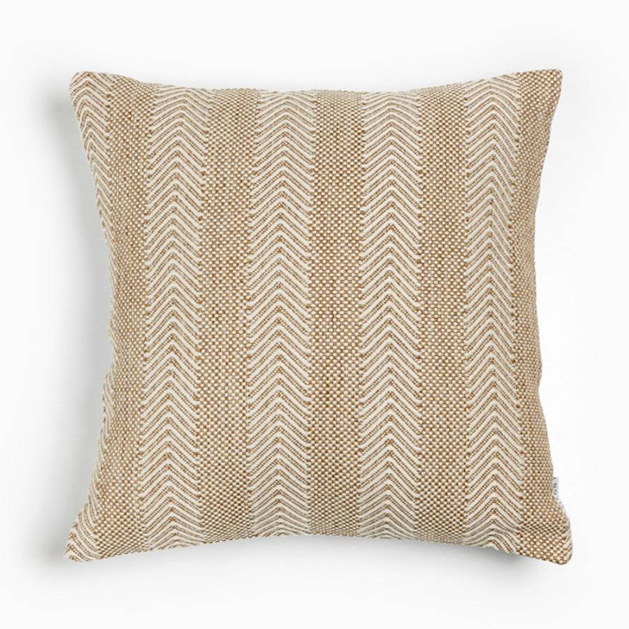 KUNAL ΔΙΑΚΟΣΜΗΤΙΚΟ ΜΑΞΙΛΑΡΙ ΕΞΩΤΕΡΙΚΟΥ ΧΩΡΟΥ 45x45cm ΥΦΑΣΜΑ ΜΠΕΖ POLYESTER