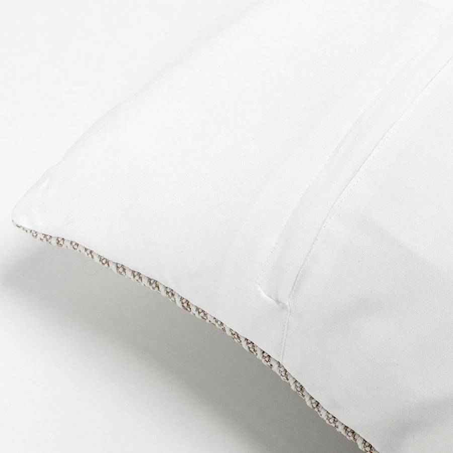 KUNAL ΔΙΑΚΟΣΜΗΤΙΚΟ ΜΑΞΙΛΑΡΙ ΕΞΩΤΕΡΙΚΟΥ ΧΩΡΟΥ 45x45cm ΥΦΑΣΜΑ ΜΠΕΖ POLYESTER