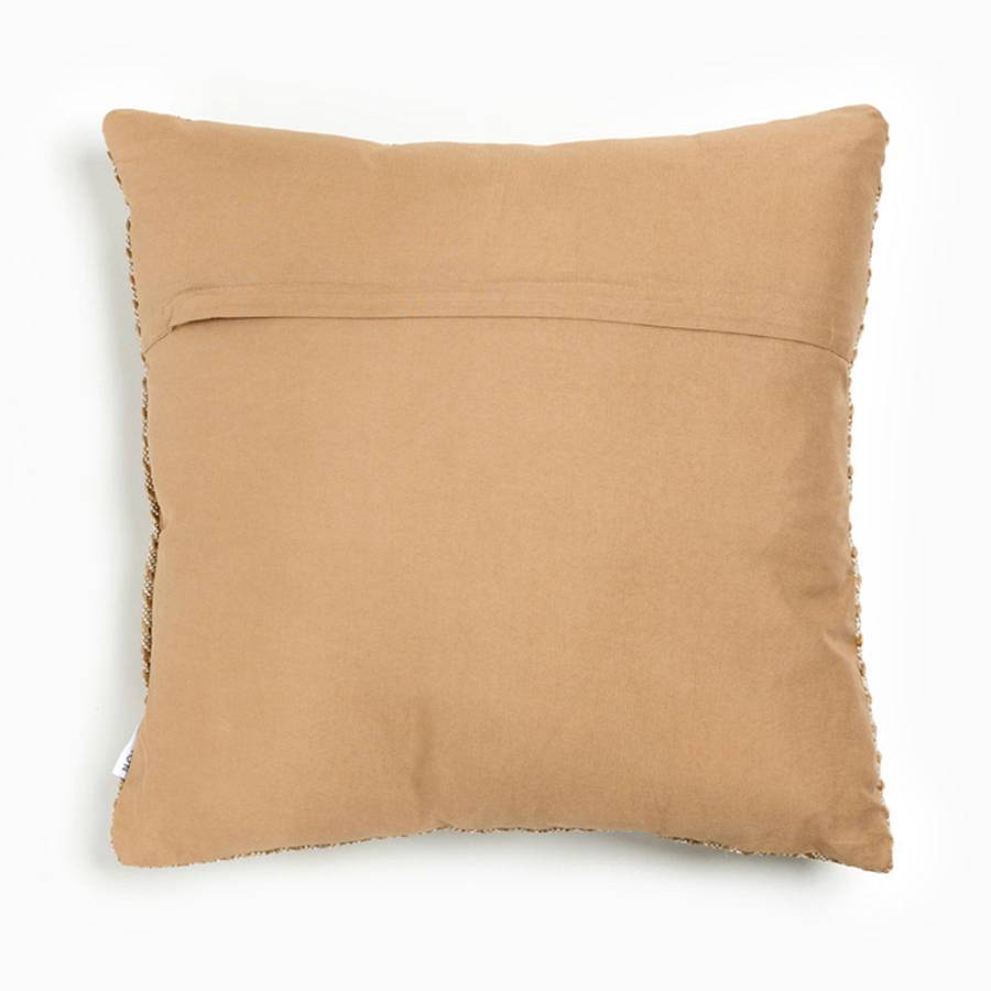 IKAN ΔΙΑΚΟΣΜΗΤΙΚΟ ΜΑΞΙΛΑΡΙ ΕΞΩΤΕΡΙΚΟΥ ΧΩΡΟΥ 45x45cm ΥΦΑΣΜΑ CARAMEL POLYESTER