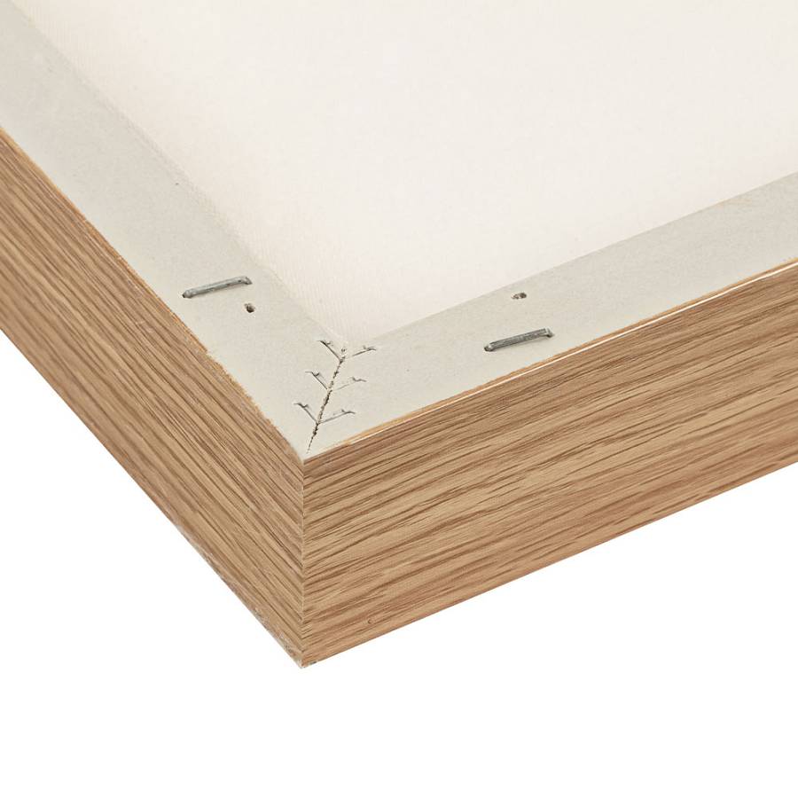 LA ROCCIA I ΠΙΝΑΚΑΣ ΔΙΑΚΟΣΜΗΤΙΚΟΣ ΜΕ ΚΟΡΝΙΖΑ 80x80x3.8cm ΚΑΜΒΑΣ ΚΑΦΕ BEIGE ΞΥΛΟ ΦΥΣΙΚΟ