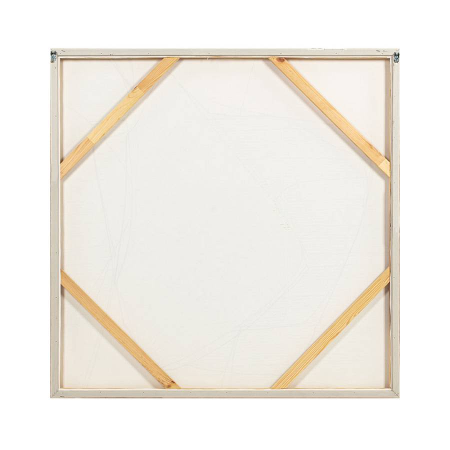 LA ROCCIA II ΠΙΝΑΚΑΣ ΔΙΑΚΟΣΜΗΤΙΚΟΣ ΜΕ ΚΟΡΝΙΖΑ 80x80x3.8cm ΚΑΜΒΑΣ ΚΑΦΕ BEIGE ΞΥΛΟ ΦΥΣΙΚΟ