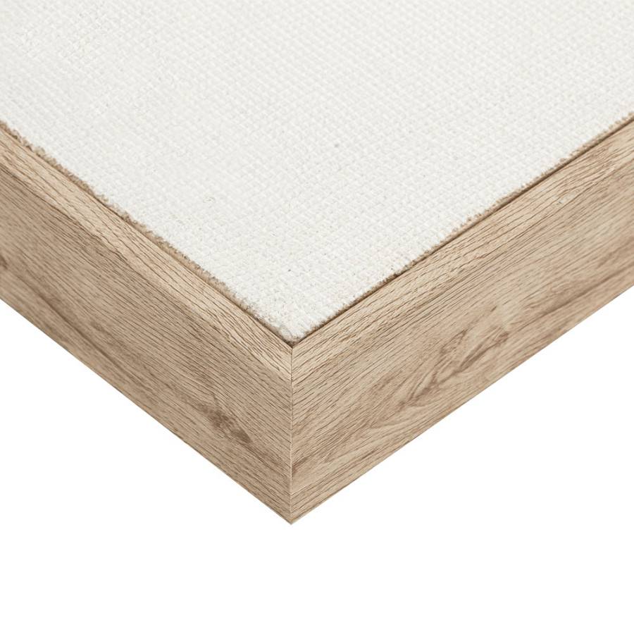 LIGHT MOUNT A ΠΙΝΑΚΑΣ ΔΙΑΚΟΣΜΗΤΙΚΟΣ ΜΕ ΚΟΡΝΙΖΑ 80x80x3.8cm ΚΑΜΒΑΣ BEIGE BEIGE ΞΥΛΟ ΦΥΣΙΚΟ