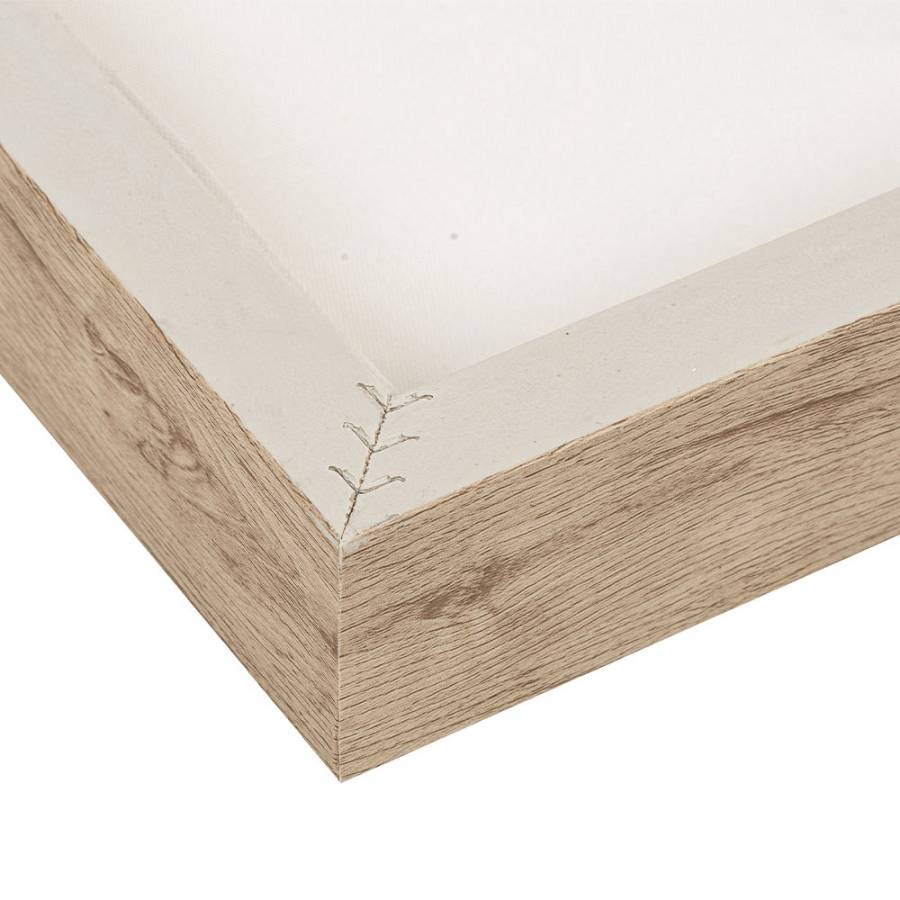 LIGHT MOUNT A ΠΙΝΑΚΑΣ ΔΙΑΚΟΣΜΗΤΙΚΟΣ ΜΕ ΚΟΡΝΙΖΑ 80x80x3.8cm ΚΑΜΒΑΣ BEIGE BEIGE ΞΥΛΟ ΦΥΣΙΚΟ