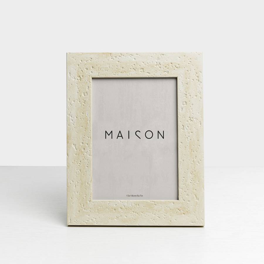 LITHOS ΚΟΡΝΙΖΑ 18.6x1.5x23.7cm POLYRESIN BEIGE ΓΥΑΛΙ