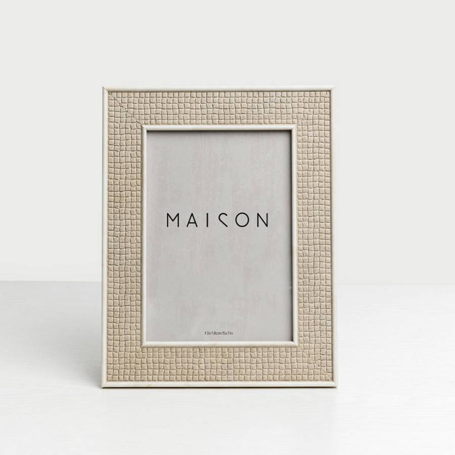 ESTRAZZO ΚΟΡΝΙΖΑ 18.6x1.4x23.7cm POLYRESIN PURO ΓΚΡΙ ΓΥΑΛΙ