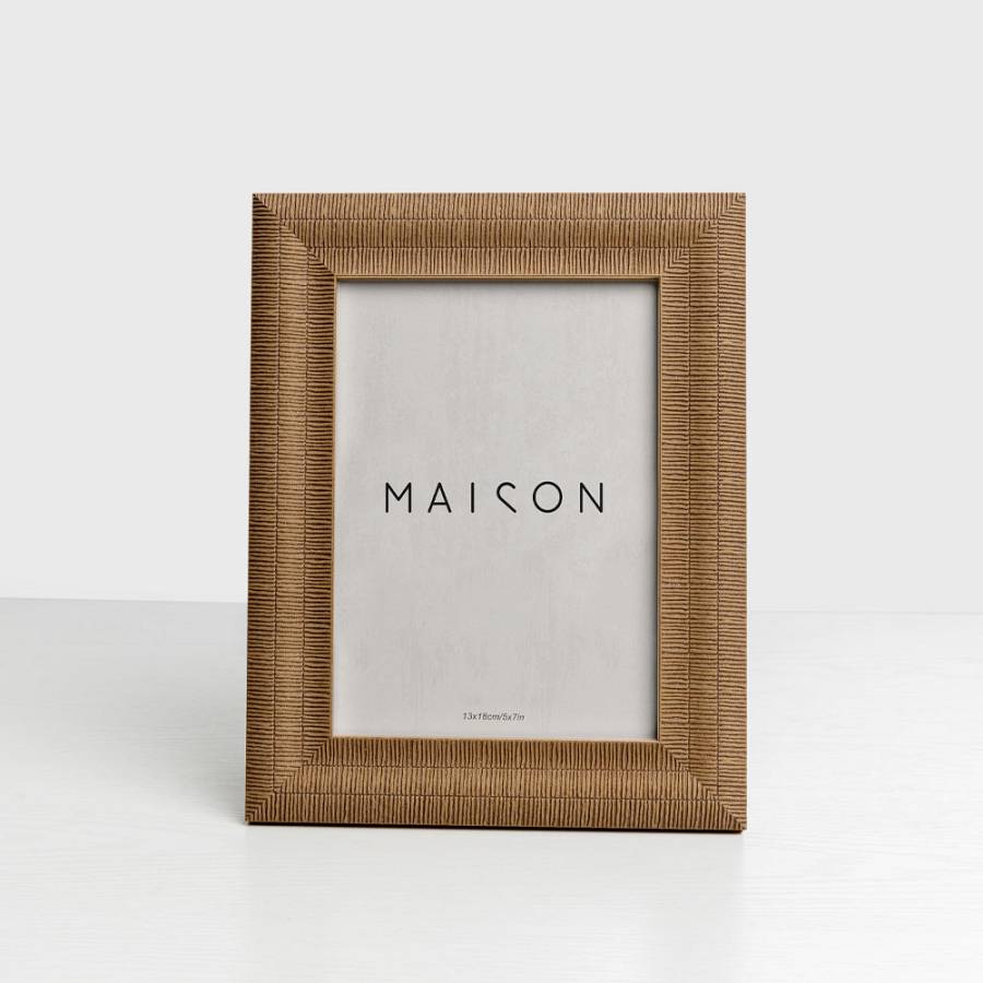 GENESIS ΚΟΡΝΙΖΑ 18.2x1.5x23.3cm POLYRESIN ΚΑΦΕ ΓΥΑΛΙ