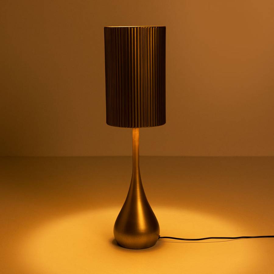 STALA ΦΩΤΙΣΤΙΚΟ ΕΠΙΤΡΑΠΕΖΙΟ 20x20x73.5cm ΜΕΤΑΛΛΟ BROWN GOLD