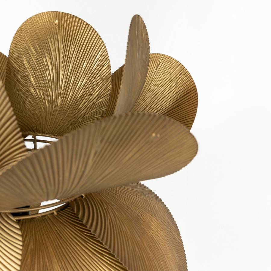 BLOSSOM ΦΩΤΙΣΤΙΚΟ ΕΠΙΔΑΠΕΔΙΟ 44x44x152cm ΜΕΤΑΛΛΟ BROWN GOLD