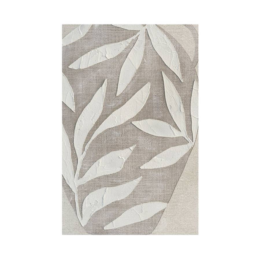 HUSK ΠΙΝΑΚΑΣ ΔΙΑΚΟΣΜΗΤΙΚΟΣ ΜΕ ΚΟΡΝΙΖΑ 82.6x4.3x122.6cm ΚΑΜΒΑΣ ΜΠΕΖ ΛΕΥΚΟ PS