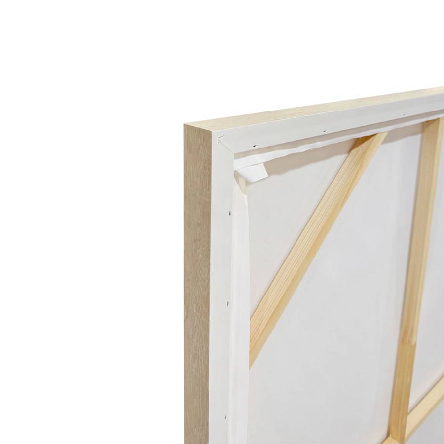 RHYTHM C ΠΙΝΑΚΑΣ ΔΙΑΚΟΣΜΗΤΙΚΟΣ ΜΕ ΚΟΡΝΙΖΑ 82.6x4.3x122.6cm ΚΑΜΒΑΣ ΜΠΕΖ ΛΕΥΚΟ PS