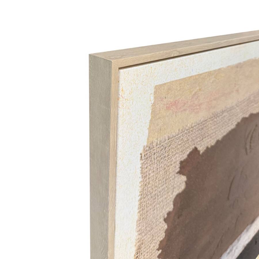 CRADLE ΠΙΝΑΚΑΣ ΔΙΑΚΟΣΜΗΤΙΚΟΣ ΜΕ ΚΟΡΝΙΖΑ 82.6x4.3x122.6cm ΚΑΜΒΑΣ ΜΠΕΖ ΚΑΦΕ ΜΑΥΡΟ ΓΚΡΙ PS