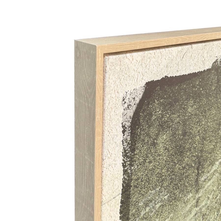 ALIGN ΠΙΝΑΚΑΣ ΔΙΑΚΟΣΜΗΤΙΚΟΣ ΜΕ ΚΟΡΝΙΖΑ 82.6x4.3x122.6cm ΚΑΜΒΑΣ ΠΡΑΣΙΝΟ ΓΚΡΙ PS