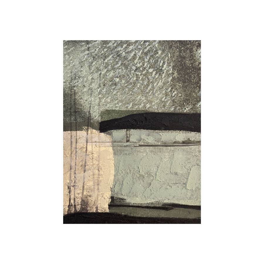 ALIGN ΠΙΝΑΚΑΣ ΔΙΑΚΟΣΜΗΤΙΚΟΣ ΜΕ ΚΟΡΝΙΖΑ 82.6x4.3x122.6cm ΚΑΜΒΑΣ ΠΡΑΣΙΝΟ ΓΚΡΙ PS