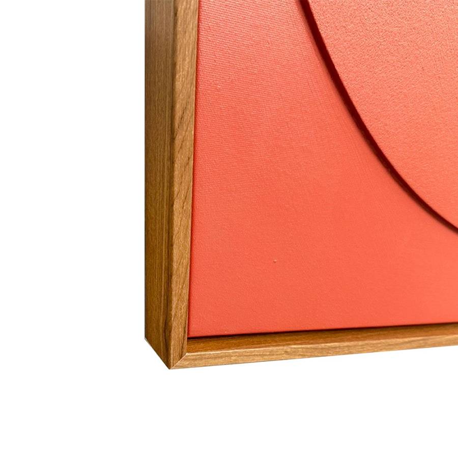 HARMONY ΠΙΝΑΚΑΣ ΔΙΑΚΟΣΜΗΤΙΚΟΣ ΜΕ ΚΟΡΝΙΖΑ 82.6x4.3x122.6cm ΚΑΜΒΑΣ ΠΟΡΤΟΚΑΛΙ PS