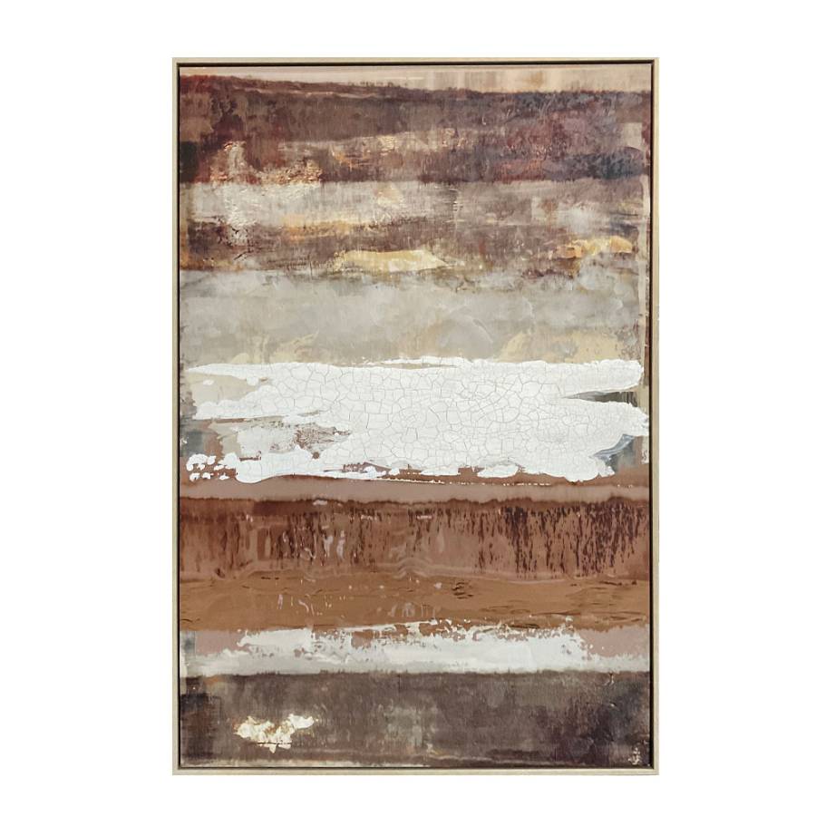 MIRRHA ΠΙΝΑΚΑΣ ΔΙΑΚΟΣΜΗΤΙΚΟΣ ΜΕ ΚΟΡΝΙΖΑ 82.6x4.3x122.6cm ΚΑΜΒΑΣ ΚΑΦΕ PS