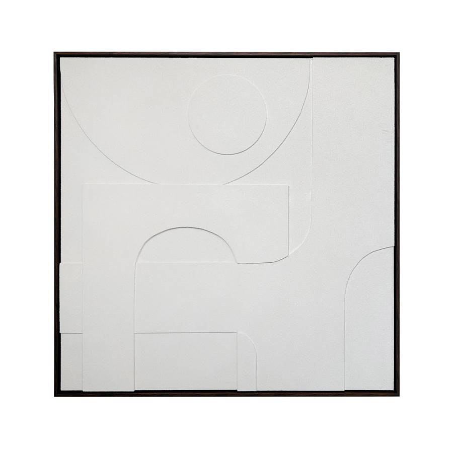 CALMA ΠΙΝΑΚΑΣ ΔΙΑΚΟΣΜΗΤΙΚΟΣ ΜΕ ΚΟΡΝΙΖΑ 102.6x4.3x102.6cm ΚΑΜΒΑΣ ΜΠΕΖ PS