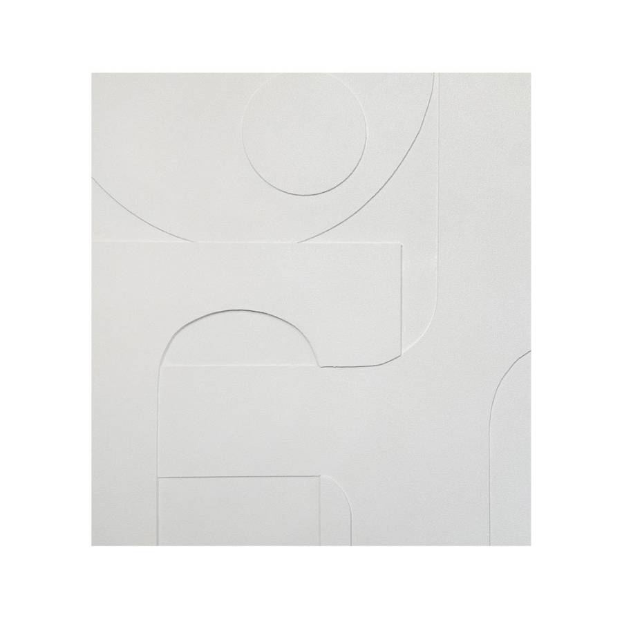 CALMA ΠΙΝΑΚΑΣ ΔΙΑΚΟΣΜΗΤΙΚΟΣ ΜΕ ΚΟΡΝΙΖΑ 102.6x4.3x102.6cm ΚΑΜΒΑΣ ΜΠΕΖ PS