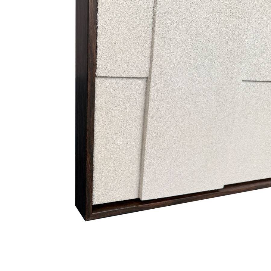 CALMA ΠΙΝΑΚΑΣ ΔΙΑΚΟΣΜΗΤΙΚΟΣ ΜΕ ΚΟΡΝΙΖΑ 102.6x4.3x102.6cm ΚΑΜΒΑΣ ΜΠΕΖ PS