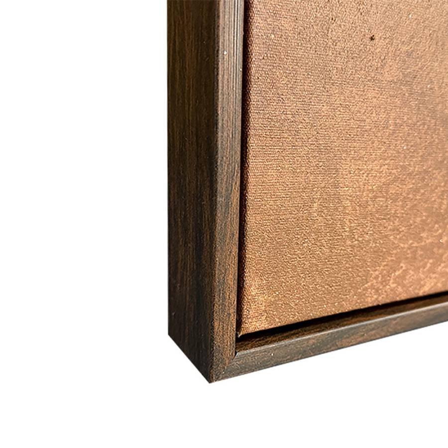 VAILO ΠΙΝΑΚΑΣ ΔΙΑΚΟΣΜΗΤΙΚΟΣ ΜΕ ΚΟΡΝΙΖΑ 82.6x4.3x82.6cm ΚΑΜΒΑΣ ΚΑΦΕ ΜΠΕΖ PS